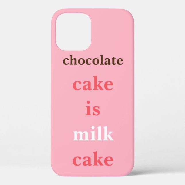 Chocolate Cake ist ein iPhone Case für Milchkuchen (Rückseite)