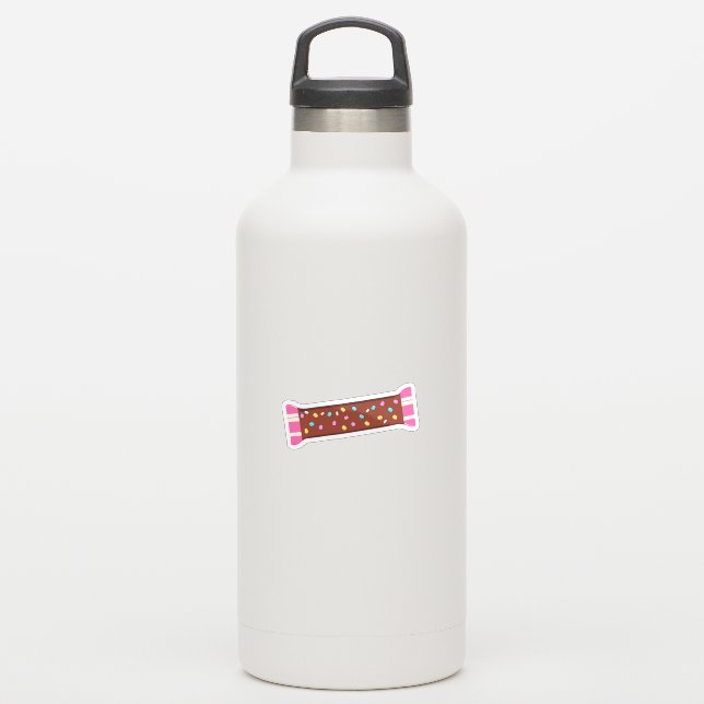 Chocolate Candy Bar Aufkleber (Wassserflasche)