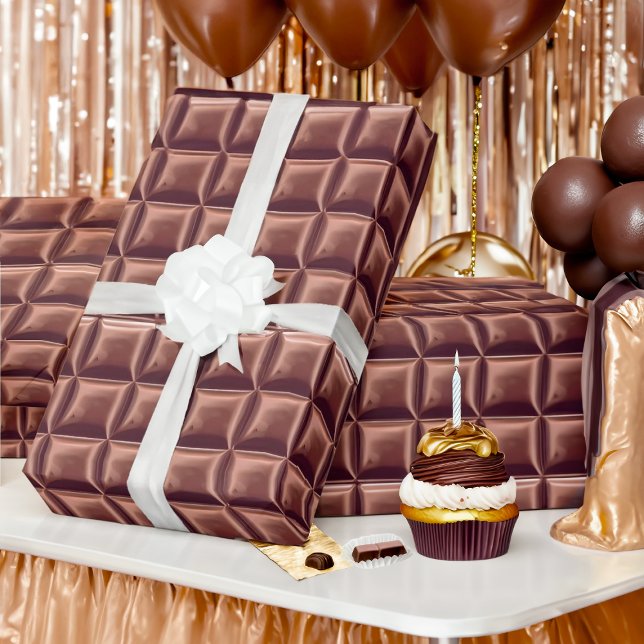 Chocolate Candy Bar Geschenkpapier (Von Creator hochgeladen)