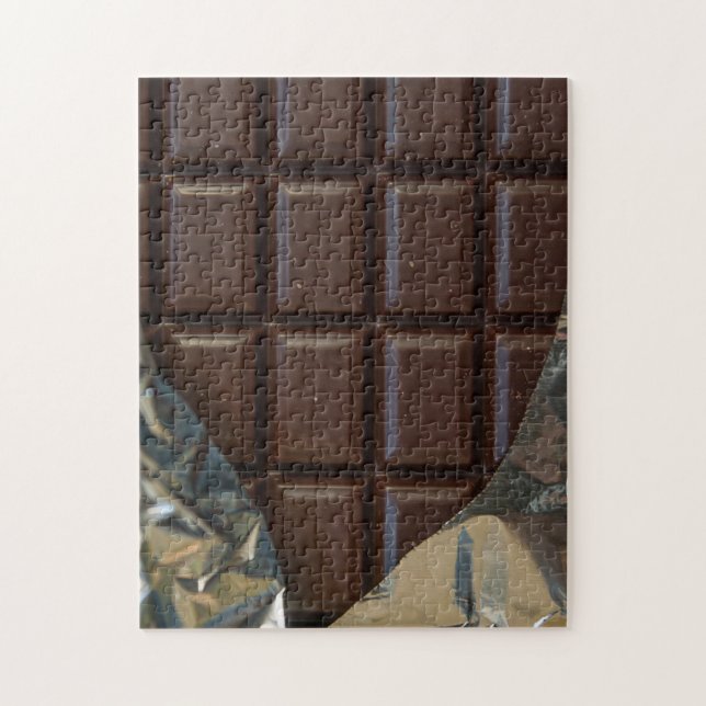 Chocolate Candy Bar in Foil Wrapper Puzzle (Vertikal)