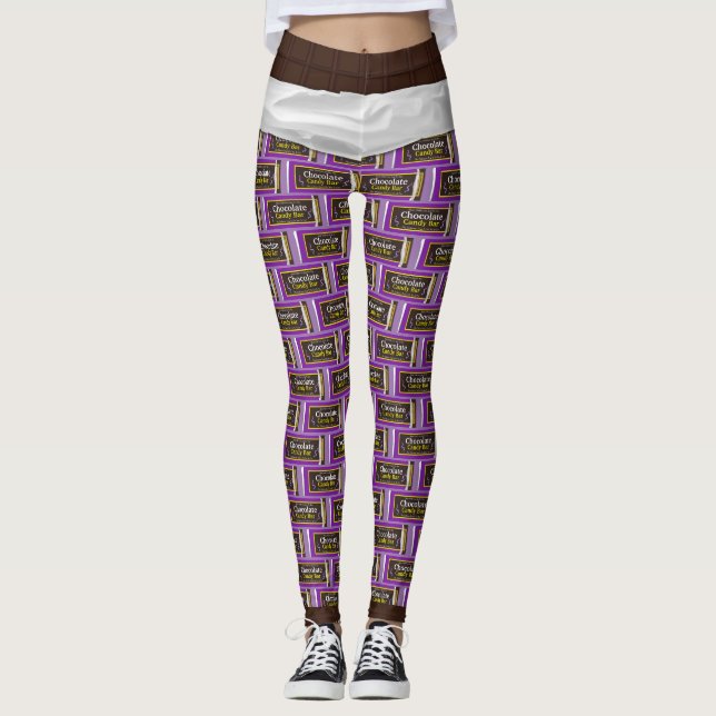 Chocolate Candy Bar Leggings (Vorderseite)