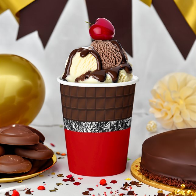 Chocolate Candy Bar Pappbecher (Von Creator hochgeladen)