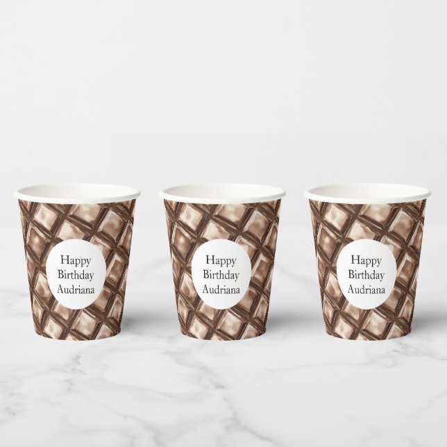 Chocolate Candy Bar Pappbecher (Multi)