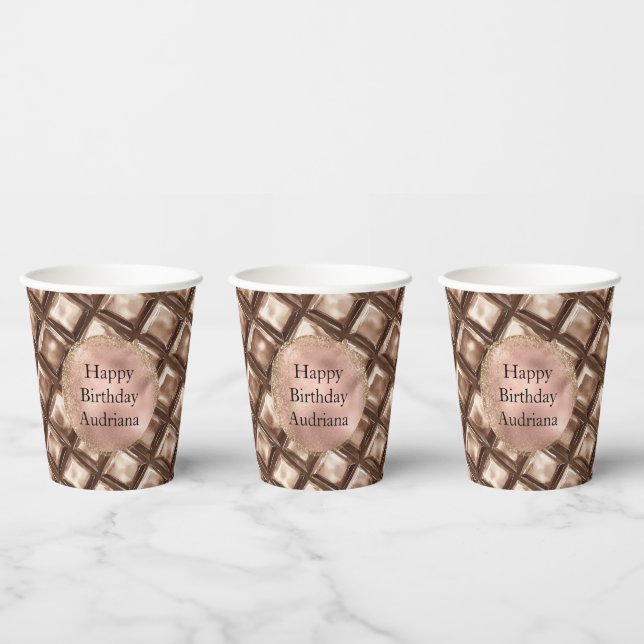 Chocolate Candy Bar Pappbecher (Multi)