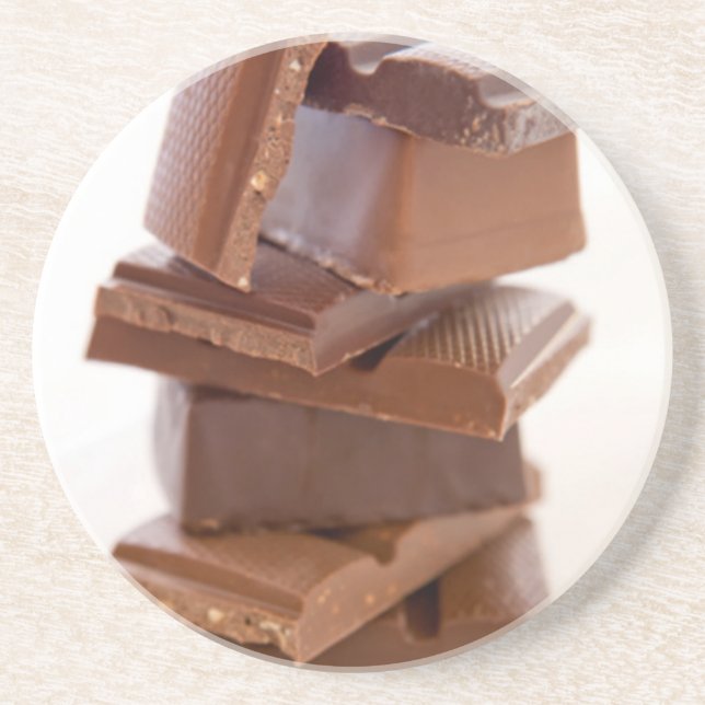Chocolate Candy Bars Sandstone Untersetzer (Vorne)