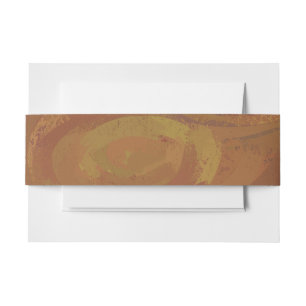 Chocolate Carmel Swirl Einladungsbanderole