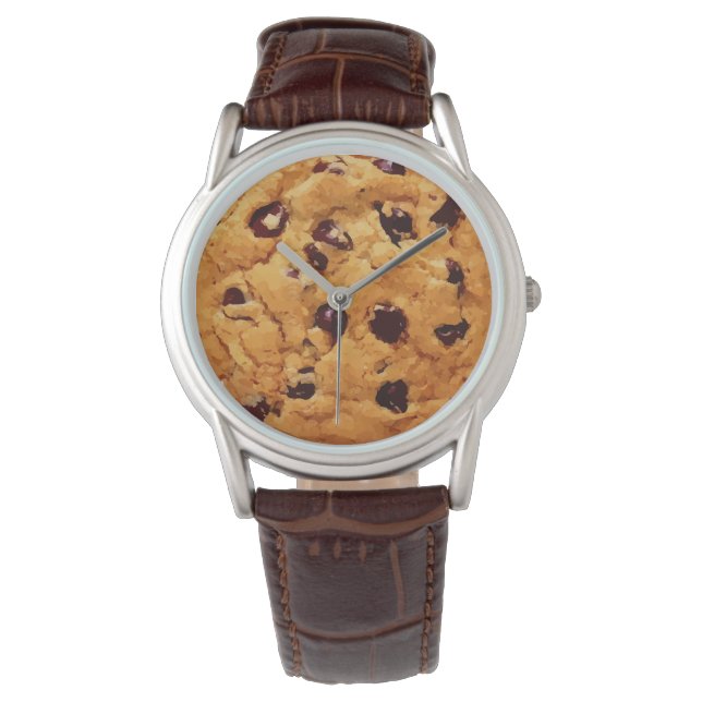 Chocolate Chip Cookie Armbanduhr (Vorderseite)