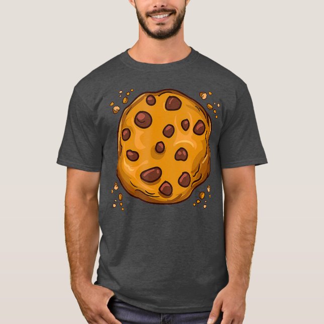 Chocolate Chip Cookie Dessert Feinschmecker Gesche T-Shirt (Vorderseite)