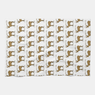 Chocolate Chip Cookie Doe Geschirrtuch