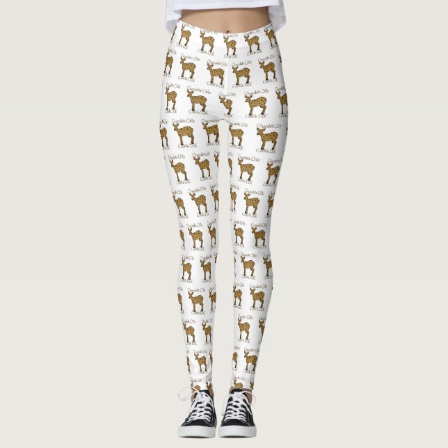 Chocolate Chip Cookie Doe Leggings (Vorderseite)