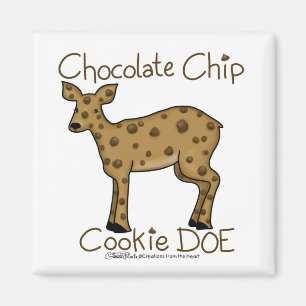Chocolate Chip Cookie Doe Magnet
