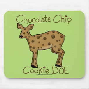Chocolate Chip Cookie Doe Mousepad