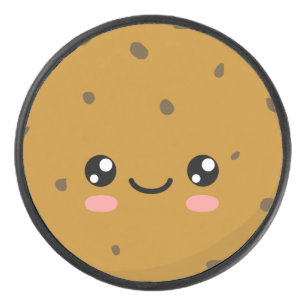 Chocolate Chip Cookie Eishockey Puck