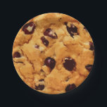 Chocolate Chip Cookie Funny Birthday Party Pappteller<br><div class="desc">Chocolate Chip Cookie Funny Birthday Party Paper Teller</div>
