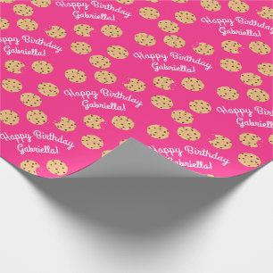 Chocolate Chip Cookie Geburtstagsparty Geschenkpapier