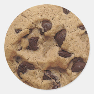 "Chocolate Chip Cookie Munch" Runder Aufkleber