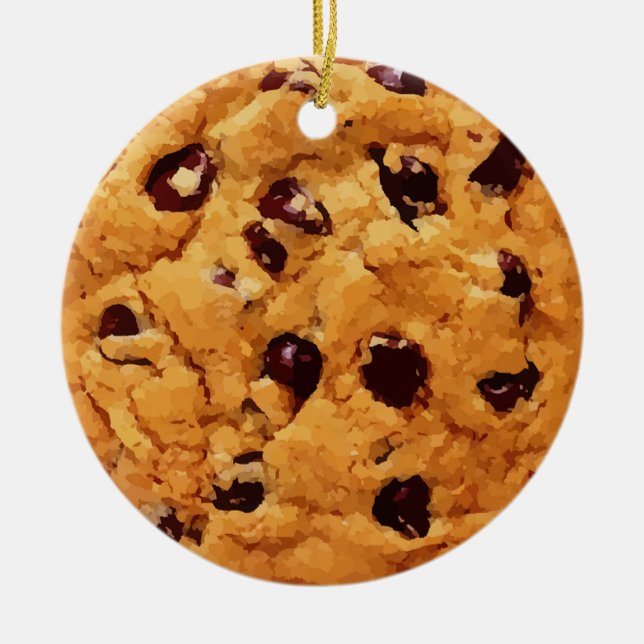 Chocolate Chip Cookie Ornament (Vorne)