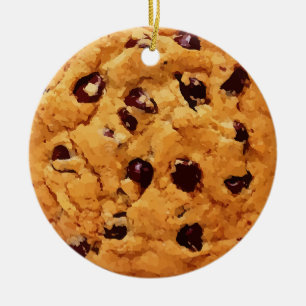 Chocolate Chip Cookie Personalisiert Weihnachten Keramik Ornament