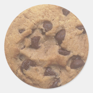 Chocolate Chip Cookie Runder Aufkleber