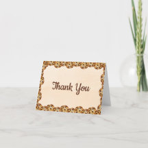 Chocolate Chip Cookie Thank You Card | Sweet Baby