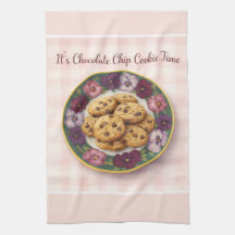 Chocolate Chip Cookie Time Cottage Tea Towel