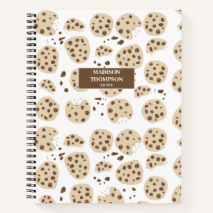 Chocolate Chip Cookies Muster Rezepte Kochbuch Notizbuch