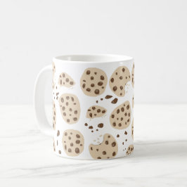 Chocolate Chip Cookies Pattern Kaffeetasse