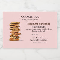 Chocolate Chip Plätzchen Pink Bäckerei