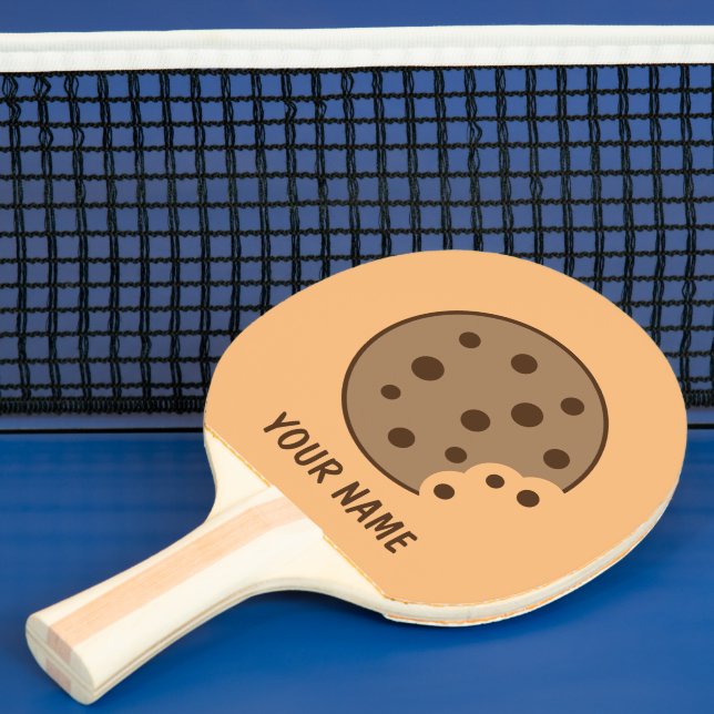 Chocolate Chip Plätzchen Tischtennis Schläger (InSitu)