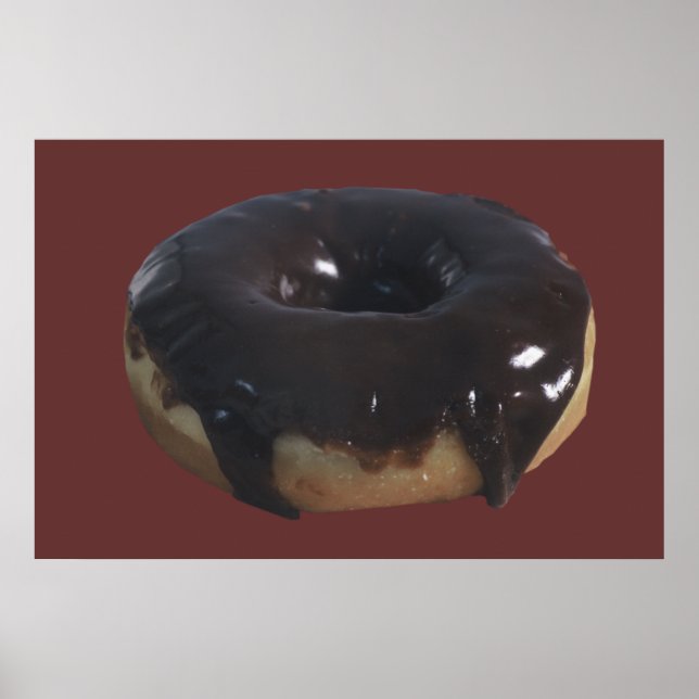 Chocolate Covered Donut Poster (Vorne)