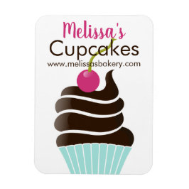 Chocolate Cupcake Visitenkartenmagnet Magnet