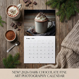Chocolate Dessert Lover Cozy Fine Art 2026 Kalender