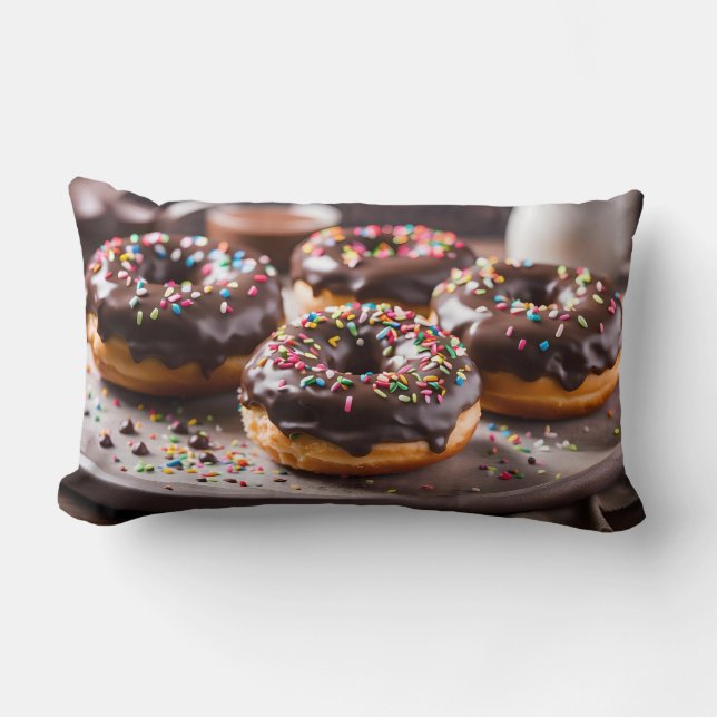 Chocolate Donuts Lendenkissen (Vorderseite)