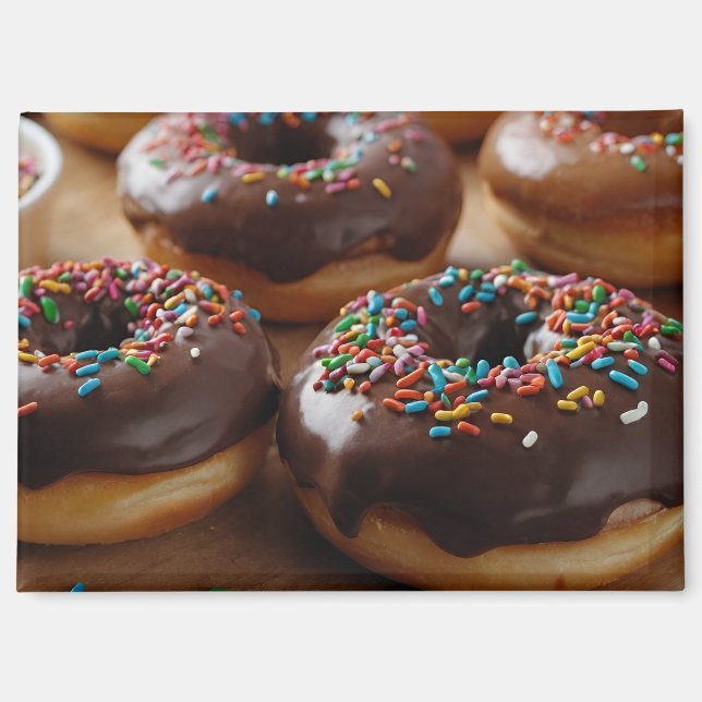 Chocolate Donuts Magnet (Vorderseite)