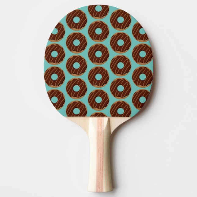 Chocolate Donuts Ping Pong Paddle Tischtennis Schläger (Vorderseite)