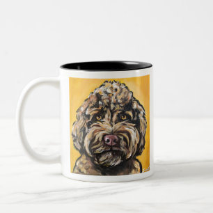 Chocolate Doodle Zweifarbige Tasse
