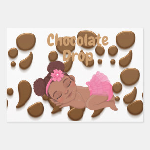 Chocolate Drop Baby Dusche Geschenkpapier Set