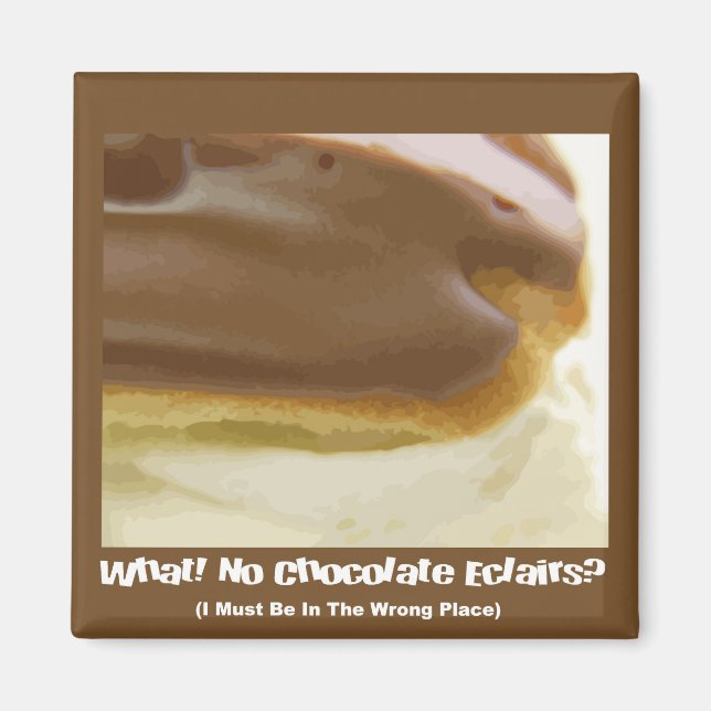 Chocolate Eclair Magnet (Vorne)