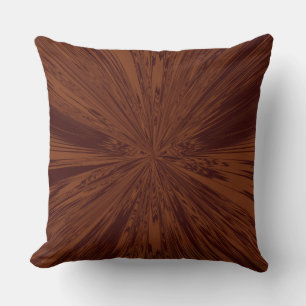 Chocolate-Faux-Satin Kissen