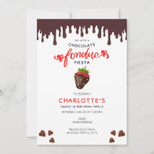 Chocolate Fondue Strawberry Hearts Valentine