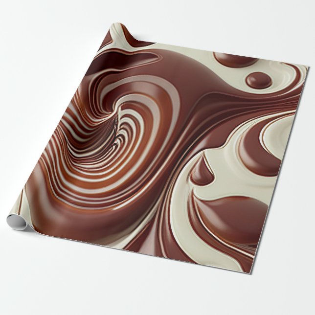 Chocolate-Geschenkverpackung für jeden Anlass Geschenkpapier (Ungerollt)