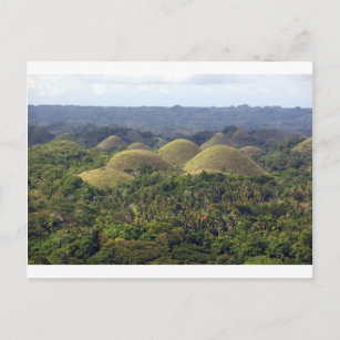 Chocolate Hills Bohol Island Philippinen Postkarte