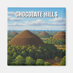 Chocolate Hills Bohol Philippinen Reise Magnet