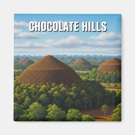 Chocolate Hills Bohol Philippines Travel Magnet