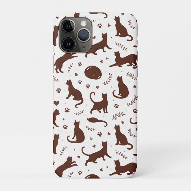 Chocolate-Katzen Case-Mate iPhone Hülle (Rückseite)