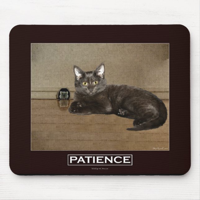 Chocolate Kitten Fun Motivierend Mousepad (Vorne)