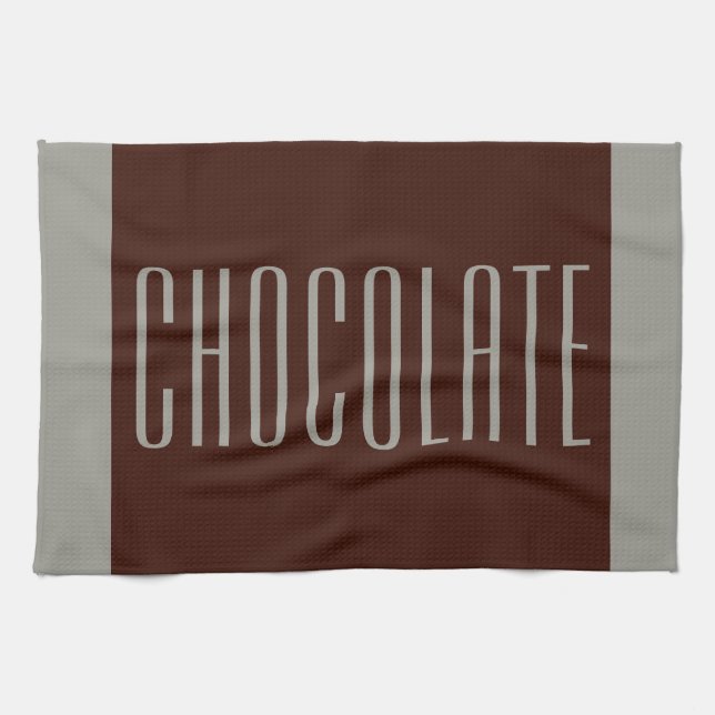 Chocolate-Küchenhandtuch  Geschirrtuch (Horizontal)