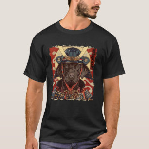 Chocolate Lab Labrador Retriever Hund japanische K T-Shirt