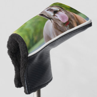 Chocolate Labrador Dog Golf Headcover