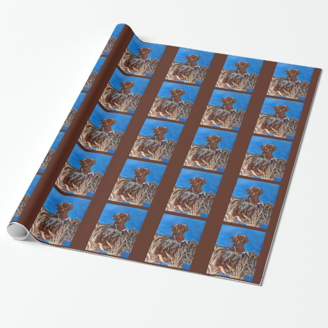 CHOCOLATE-LABRADOR GESCHENKPAPIER (Ungerollt)